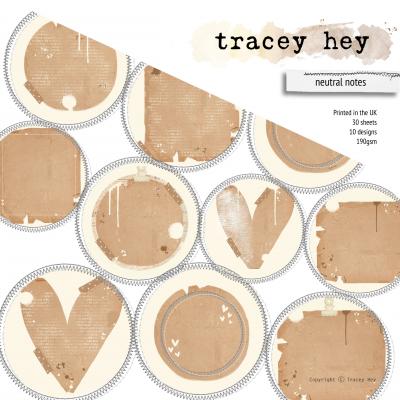 Tracey Hey Paper Pad - Neutral Notes